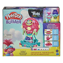 Load image into Gallery viewer, Play-Doh Builder DreamWorks Trolls World Tour Balloon Toy Building Kit for Kids 5 Years and Up with 6 Cans of Non-Toxic Modeling Compound (Amazon Exclusive)
