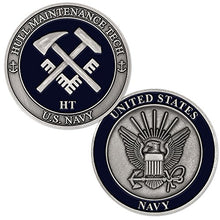 Load image into Gallery viewer, U.S. Navy Hull Maintenance (HT) Challenge Coin
