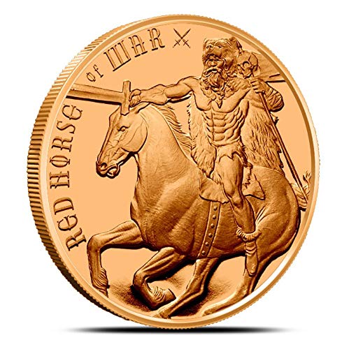 Red Horse 1 oz Copper Coin