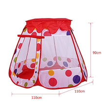 Load image into Gallery viewer, GLOGLOW Kids Portable Play Tent Foldable Outdoor &amp; Indoor Tent Boys Girls Playhouse Children Playground Camping Toy Birthday Gift(Red)

