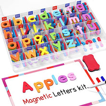 Load image into Gallery viewer, Gamenote Classroom Magnetic Alphabet Letters Kit 234 Pcs with Double - Side Magnet Board - Foam Alphabet Letters for Preschool Kids Toddler Spelling and Learning Colorful
