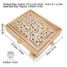 Load image into Gallery viewer, Wood Labyrinth Table Maze/Balance Board Table Maze Solitaire Game for Kids and Adults - Large - Great Gift
