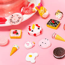 Load image into Gallery viewer, Skylety 100 Pieces Miniature Food Drinks Toys Mixed Resin Foods for Doll Kitchen Pretend Play Mini Food Set for Adults Teenagers Doll House
