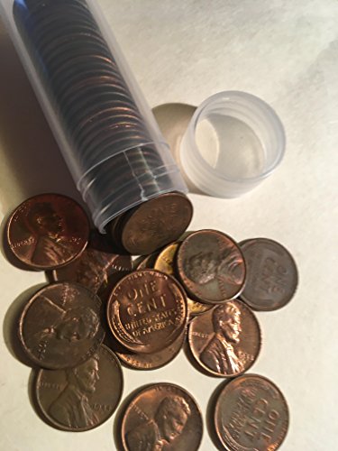 Roll of All AU/BU Uncirculated Red Brown RB Full Wheat Stalks Lincoln Wheat Back Cents 50 Pennies Quality Coins