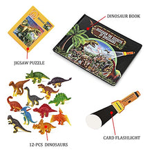 Load image into Gallery viewer, Jurassic Dinosaur Toys for Kids 3-5, 12Pcs Mini Dinosaur Figures with Dinosaur Exploration Book Toys for 3-8 Year Old Boys Girls Birthday Gifts for 3-8 Year Old Boys Girls Toys
