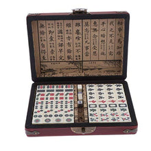 Load image into Gallery viewer, Tongina Miniature Chinese Mahjong Set - Mini Scratch-Resistant Tiles

