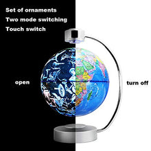 Load image into Gallery viewer, Izzya 8&quot; Magnetic Levitation Globe Illuminated Constellation Rotating Automatically Anti Gravity World Map for Gifts Decoration Teaching and Education
