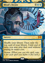 Load image into Gallery viewer, Magic: The Gathering - Mind&#39;s Desire (017) - Borderless - Foil-Etched - Strixhaven Mystical Archive
