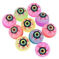 NUOBESTY Halloween Eyeballs 20pcs Bouncy Eyeballs Scary Eyeballs Halloween Eyeballs Halloween Props Random Color 32mm Halloween Eyeballs