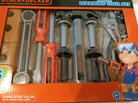 Black & Decker Jr. Learning Tool Set (15-Piece) B & D Tools and Accessories Just Like Daddys'