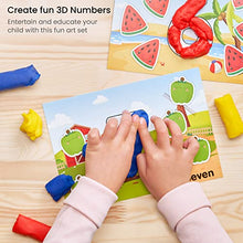 Load image into Gallery viewer, Arteza Kids Play Dough, Number Learning Dough Clay Kit, 12 Pieces, 0.8 oz, Red, Yellow, and Blue, 10 Numeric Cards, Art Supplies for Kids
