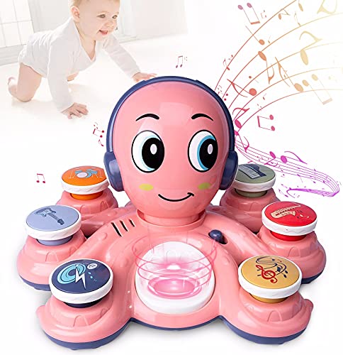 Baby Musical Toy Toddler Learning Toys, Octopus Preschool Music Toys, Educational Toys for 1+ Year Olds