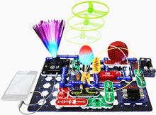 Load image into Gallery viewer, Snap Circuits LIGHT Electronics Exploration Kit | Over 175 Exciting STEM Projects | Full Color Project Manual | 55+ Snap Circuits Parts | STEM Educational Toys for Kids 8+
