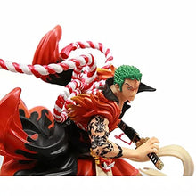 Load image into Gallery viewer, YANGENG ONE Piece GK Roronoa Zoro 9 Inches Interchangeable Head Fighting Position Anime Character Model PVC Figure Statue Digital Doll Garage Kits Collection Ornaments Decorations New Year&#39;s Gift
