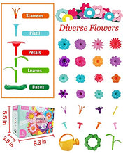 Load image into Gallery viewer, Gojmzo Toys for 3 4 5 6 Year Old Girls, Preschool Activities Christmas &amp; Birthday Gifts for Toddlers and Kids Flower Garden Building Toys 51 PCS
