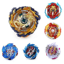 Load image into Gallery viewer, 6 Pieces Hiash Bey Battle Gyro Burst Metal Fusion Attack Set,Birthday Party Best Toys Gifts for Boys Kids Children Age 8+,High Performance Battling Top Burst Battle Toys Set
