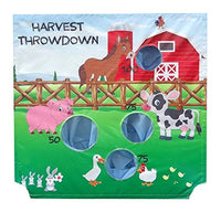 TentandTable Replacement Air Frame Game Panel | Harvest Throwdown | Ball and Bean Bag Toss Panel with Net | Use with Air Frame Game Frame | for Backyards, Carnivals, Schools, Birthday Parties