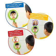 Load image into Gallery viewer, hand2mind See My Feelings Mirror, Social Emotional Learning Shatterproof Mirror for Kids, Anger Management Toys, Anxiety Relief Items, Mindfulness for Kids, Calm Down Corner, Anxiety Toys (Set of 4)
