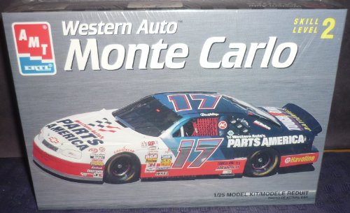 AMT #8404 ERTL Darrell Waltrip #17 Western Auto Monte Carlo 1/25 Scale Plastic Model Kit,Needs Assembly