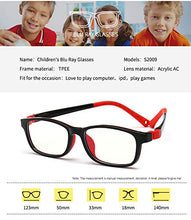 Load image into Gallery viewer, Fantia Children&#39;s Anti-Blue Glasses Frame Kids Eyeglass Unisex-Child Comfortable Soft Silicone Eyewear (C1)
