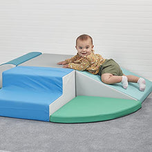 Load image into Gallery viewer, ECR4Kids SoftZone Little Me Wall Climb and Slide Foam Climber, Safe Indoor Active Playset, Soft Play Structure with Slide for Toddlers and Kids - Contemporary
