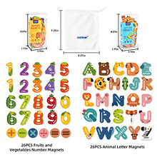 Load image into Gallery viewer, Mideer Magnetic Letters and Numbers for Toddlers,ABC Learning Tools Alphabet Toys,Alphabet Magnets Letter Magnets for Kids for Fridge Magnets for Babies,Animal Refrigerator Magnets for White Board
