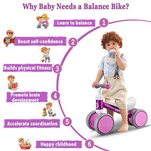 Load image into Gallery viewer, Bobike Baby Balance Bike Toys for 1 Year Old Boys Girls 10-24 Month Kids Toy Toddler Best First Birthday Gift Children Walker No Pedal Infant 4 Wheels Bicycle
