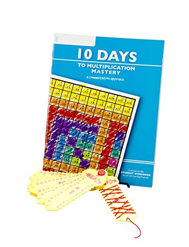 10 Days to Multiplication Mastery Student Workbook with Learning Wrap-Up Set