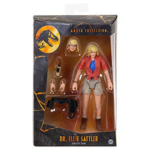 Load image into Gallery viewer, Jurassic World Amber Collection Dr. Ellie Sattler 6-in Action Figure, Swappable Hands &amp; Head, Utility Belt &amp; Radio Accessories, Collectible Gift for 8 Years Old &amp; Up
