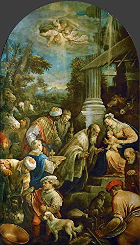 Francesco Bassano Ii Adoration of The Magi Jigsaw Puzzles DIY Wooden Toy Adult Challenge 1000 Piece