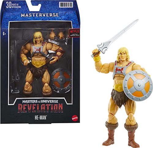 MOTU Masters of The Universe Masterverse Collection, 7-in Battle Figures for Storytelling Play and Display, Gift for Kids Age 6 and Older and Adult Collectors