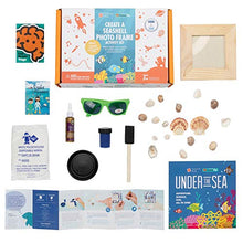 Load image into Gallery viewer, Fat Brain Toys Surprise Ride - Create a Seashell Photo Frame Arts &amp; Crafts for Ages 5 to 7
