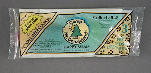 McDonalds Happy Meal Camp McDonaldland #3 - Fry Kids Utensils - 1989