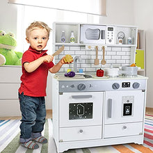 Load image into Gallery viewer, Kitchen Set for Kids-Kids Play Kitchen Playset for Toddler Wooden Play Toy Toddler Kids Kraft Kitchen Sets for Kids Toddlers Boys Girls Ages 2-5 (Cocinas De Juguete para Nias)
