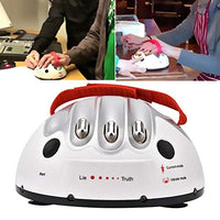 A sixx Shocking Fun Party Game,Micro Electric Shock Lie Detector Polygraph Test Finger Toy Truth Party Game Console Activities Gag Gifts Interesting True or Dare Game Lie Detector