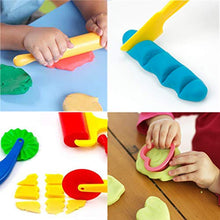 Load image into Gallery viewer, Oun Nana Playdough Tools 20 PCS Play Dough Tools Set for Kids, Various Shape Playdough Cutters &amp; Rollers, Random Color
