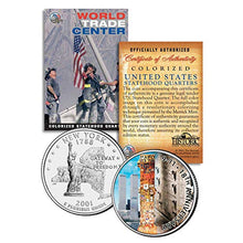 Load image into Gallery viewer, World Trade Center 18th Anniversary New York Statehood Quarter Coin 9/11 WTC
