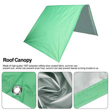 Load image into Gallery viewer, AUNMAS Outdoor Swing Patio Swing Square Canopy Kids Playground Roof Shade Canopy Cover Replacement Tarp Sunshade for Garden, Green(1#)
