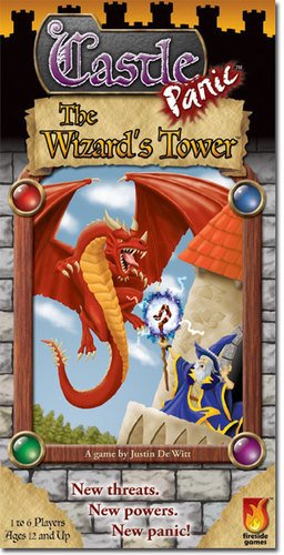 Fireside Games Castle Panic: The Wizard's Tower - board games for families - board games for kids 7 and up