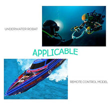 Load image into Gallery viewer, Yuenhoang Brushless Motor Underwater Thruster 12V-24V CW CCW 4-Blade Nylon Propeller for DIY Underwater Robot RC Bait Tug Boats (1pair CW&amp;CCW)
