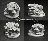Scibor Monstrous Miniatures Dwarven Ruins - 50mm Round Edge Base #4