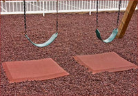 American Floor Mats - Rubber Swing Mats - Heavy Duty Playground Fall Protection for Playgrounds and Playground Equipment (2