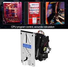 Load image into Gallery viewer, Coin Acceptor,124x124x64mm Advanced CPU Coin Selector Acceptor Sorter with Electromagnetic Interference Prevention Program for Arcade Game Kit
