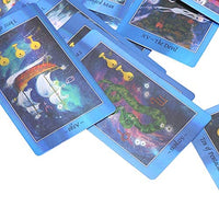 Tarot Cards Game, Divination Card Beautiful with Flash Effect for Party for Family for Home