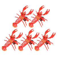 Kisangel 5pcs Clockwork Lobster Toy Lobster Pull Along Toy Children Wind-up Toy Animal Party Favors Toy for Boys Girls Kids Toddlers