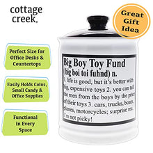Load image into Gallery viewer, Cottage Creek Big Boy Toy Fund Piggy Bank for Adults Best Gifts for Men Dad
