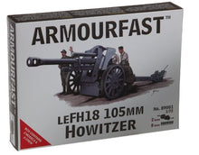 Load image into Gallery viewer, Armourfast LeFH18 105mm Howitzer Gun (Set of 2) and Crew (Set of 8) (1/72-Scale)
