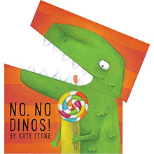 Load image into Gallery viewer, Bendon Piggy Toes Press No, No Dinos! Peek &amp; Counting Book 38888
