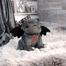 Load image into Gallery viewer, Nemesis Now Fluffy Fiends Gargoyle Cuddly Plush Toy 20cm, Black
