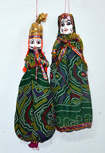 Load image into Gallery viewer, Ethnic Designer Colored Handmade Rajasthani Puppet Pair

